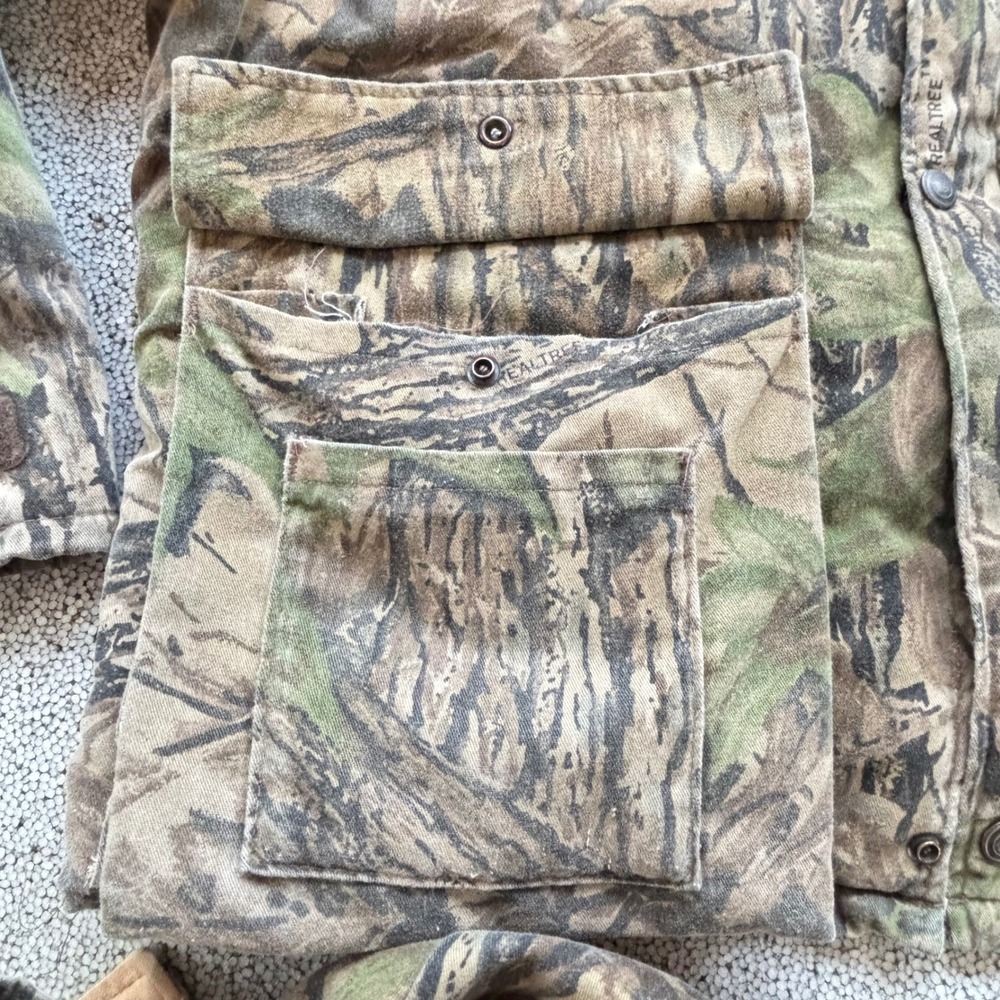 10X Realtree Camo Jacket Mens M Made in USA Insulated Hunting Outdoor Coat Hood - Picture 16 of 16